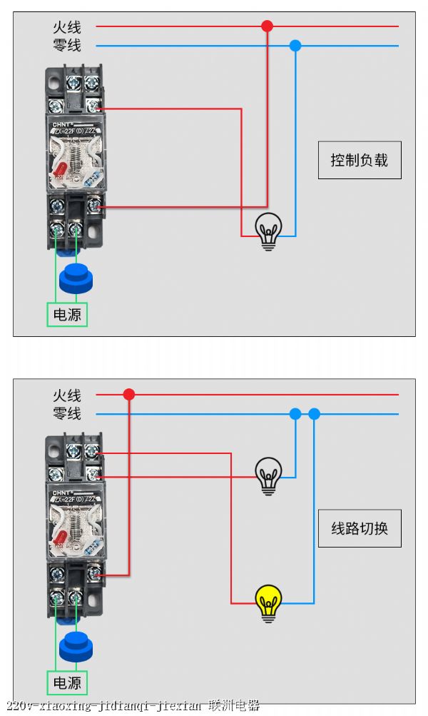 220v-xiaoxing-jidianqi-jiexian